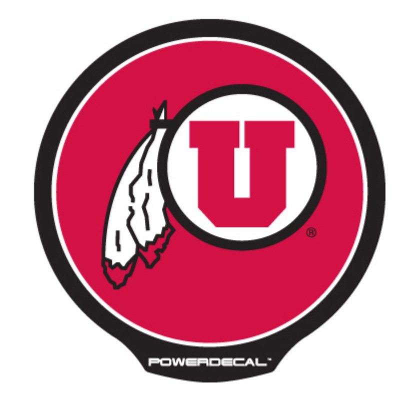 POWERDECAL PWR530101 Decal - Utah Utes - Young Farts RV Parts