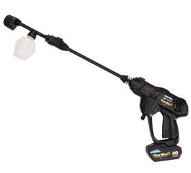 Pressure Washer Lippert Components 2020217218 Flow Max ™; Lithium Ion Battery; Long Nozzle/ Rotatable Nozzle/ 6-In-1 Spray Attachment/ 25 Ounce Soap Bottle; 520 Maximum PSI; With Hose - Young Farts RV Parts