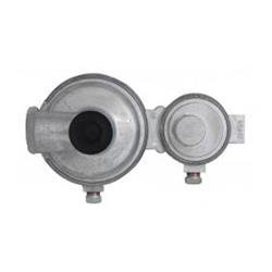 Propane Regulator Marshall Excelsior MEGR-291P Excela-Flo; 1/4" FNPT Inlet x 3/8" FNPT Outlet; Two Stage; 175000 BTU; Without Hose; Zinc Powder Coated; Zinc Die Casted; Internal Relief Spring Loaded Diaphragm Type; With Plastic Clamshell Package - Young Farts RV Parts