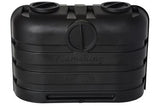 Propane Tank Cover Flame King YSN-PCC-RV For Dual 20 Pound Cylinder; Flying Debris Protection; Black; Polypropylene