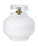 Propane Tank Flame King YSN11SQT 11 Pound Capacity; Powder Coated; Squatty Steel; X-Ray, Hydrostatic Tested; DOT Approved; With Type 1 OPD ValveNever run out of propane