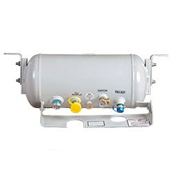 Propane Tank Manchester Tank 6813 ASME Permanent Mount Tank; 25 Pounds Capacity; 23