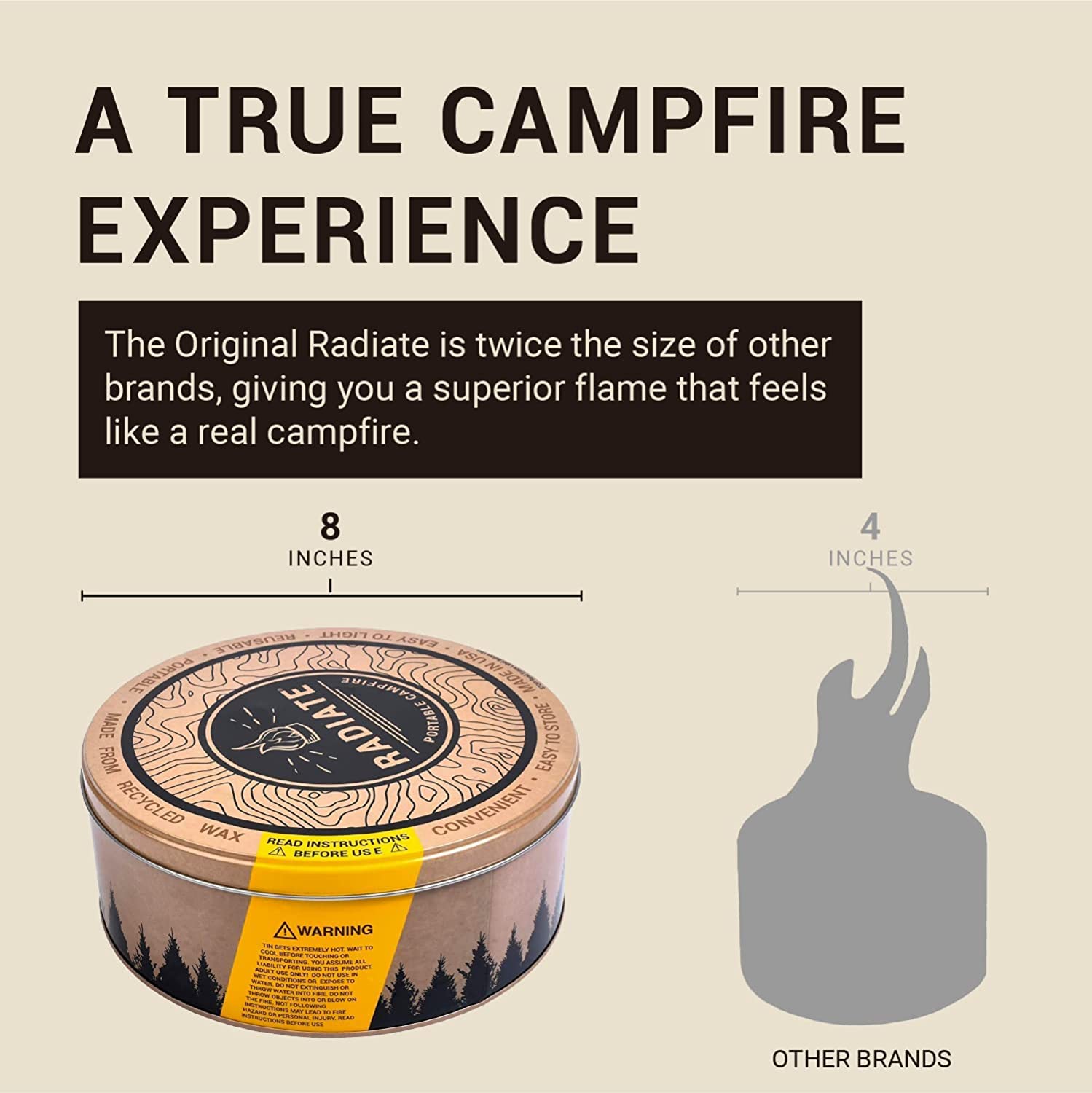 Radiate Campfire Original - Young Farts RV Parts