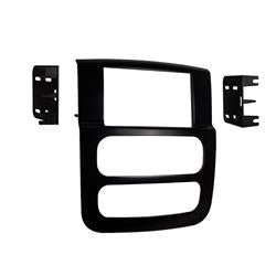 Radio Mounting Kit Metra Electronics 95-6522B TurboKits; For Installing An Aftermarket Double-DIN Or Stacked ISO-Mount Vehicle Radio; Painted; OEM Matte Black; ABS Plastic - Young Farts RV Parts
