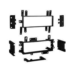 Radio Mounting Kit Metra Electronics 99-5700 TurboKits; For Installing An Aftermarket Recessed Or Flush-Mount Single-DIN/ ISO-Mount/ Or Shaft Vehicle Radio/ Fits All Single-DIN Radios; Painted; Black; ABS Plastic - Young Farts RV Parts
