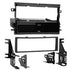 Radio Mounting Kit Metra Electronics 99-5812 TurboKits; For Installing An Aftermarket Recessed ISO-Mount Or Single-DIN Vehicle Radio With Pocket Provisions; Painted; Black; ABS Plastic - Young Farts RV Parts