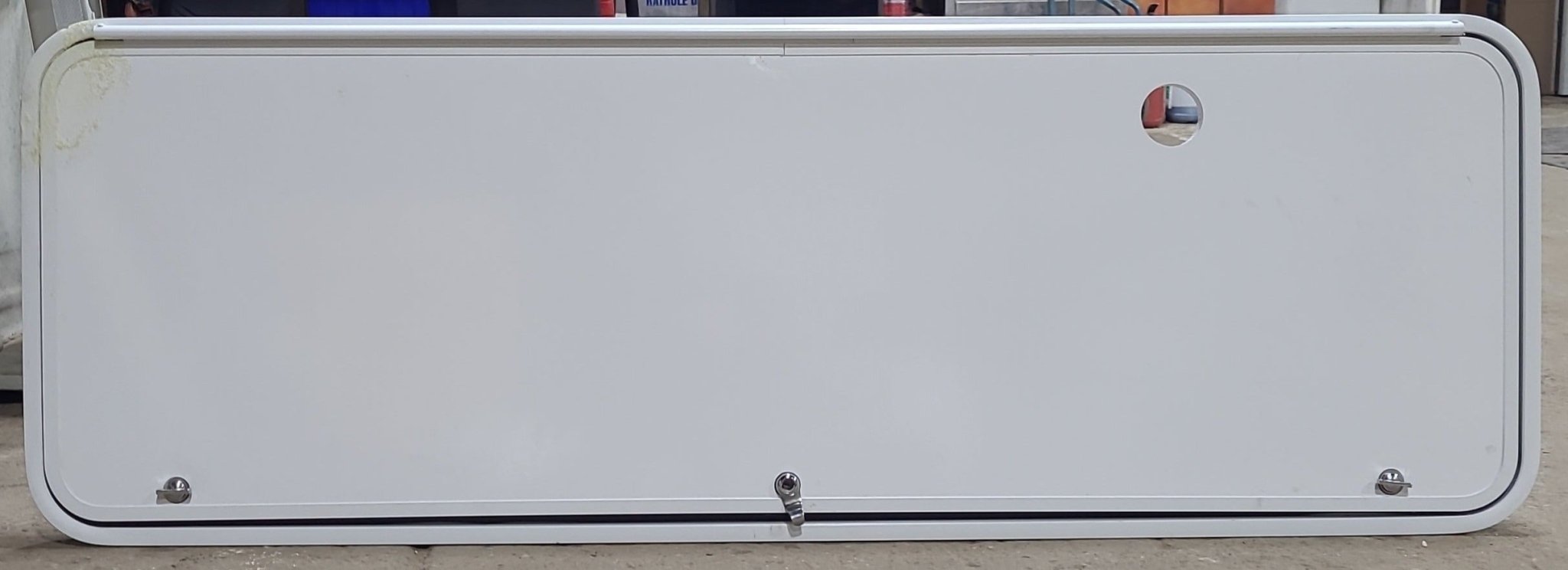 Radius Cornered Cargo Door 65 5/8" x 21 1/4" x 1 7/8" D - Young Farts RV Parts