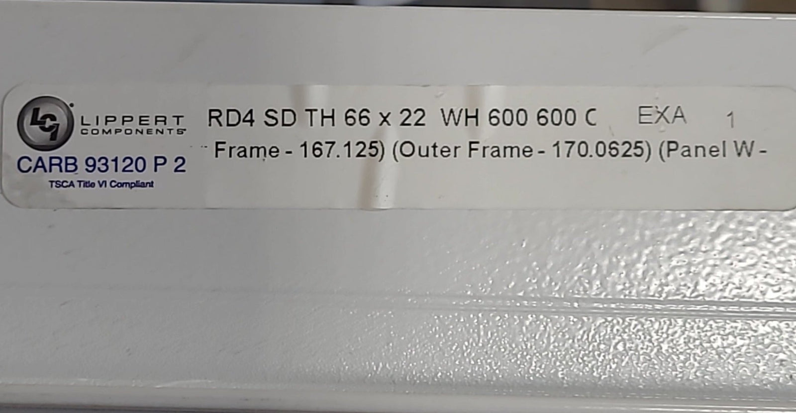 Radius Cornered Cargo Door 65 5/8