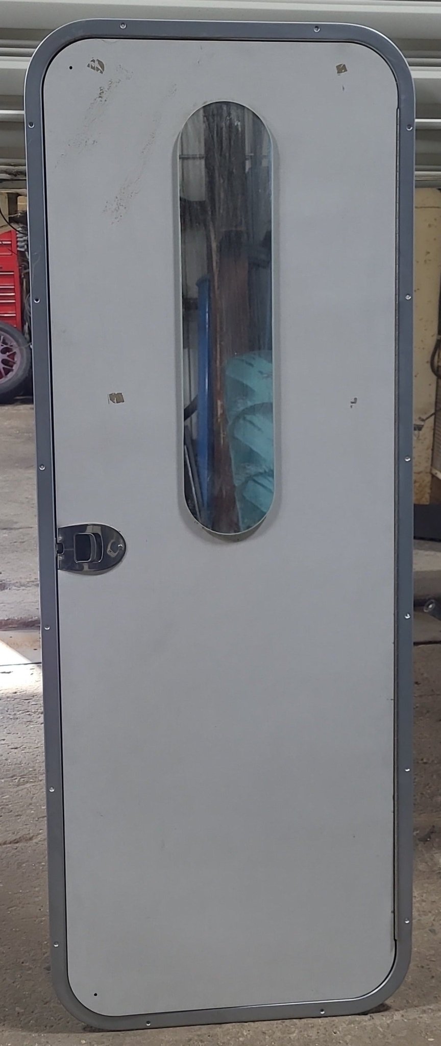 Radius Cornered Interior Door 65 3/4" W x 23 3/4" H x 3/4" D - Young Farts RV Parts