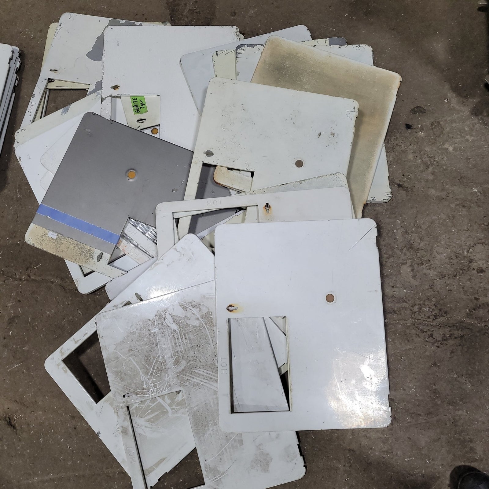 Random Used Atwood RV Door for SW model 6 gallon - surface mount NO FRAME- Various Colors. May or may not include screen - Young Farts RV Parts