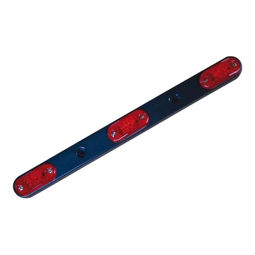 RED LED LIGHT BAR WITH BLK BASE - Young Farts RV Parts