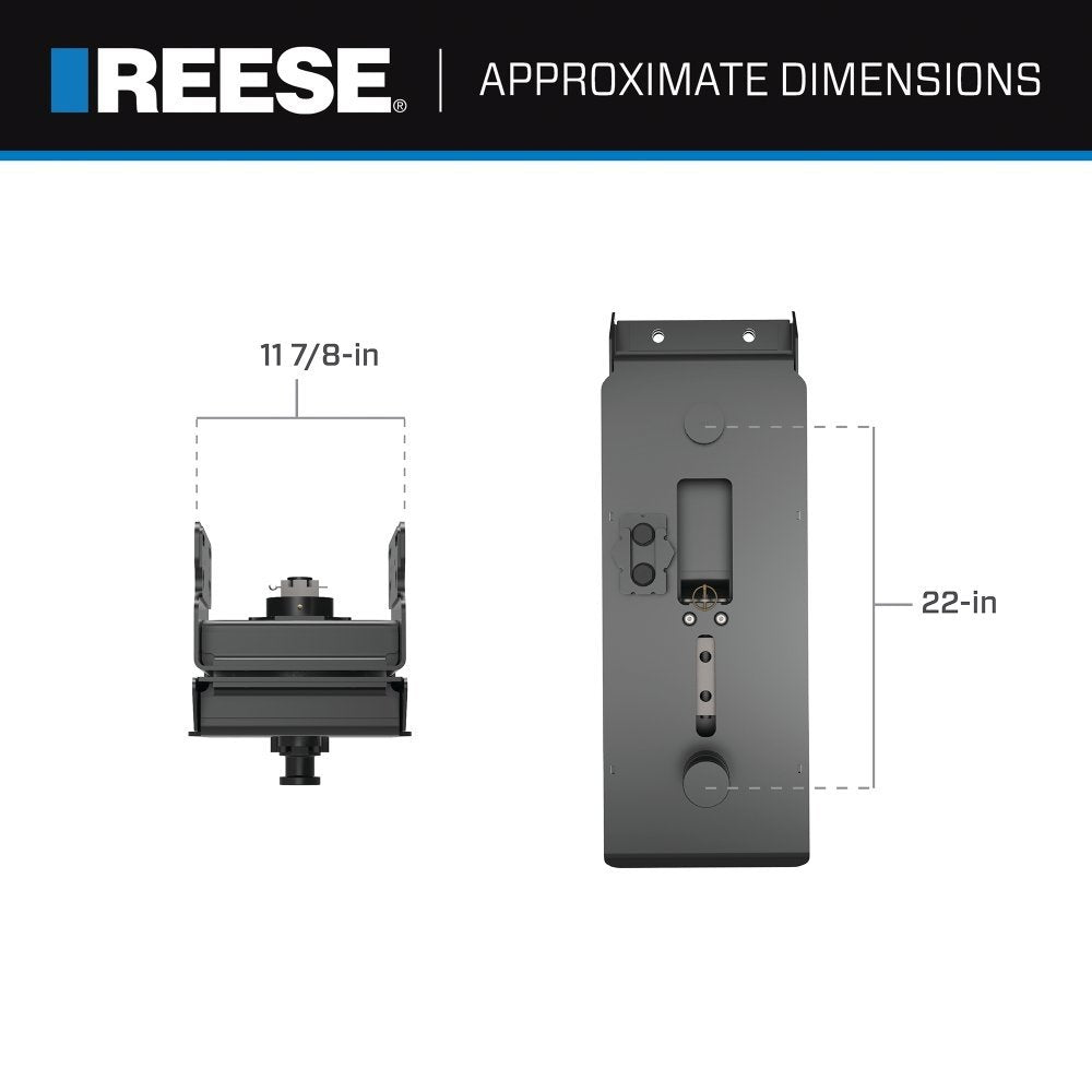 Reese 69220 - Sidewinder™ 5th Wheel Pin Box 20K - Young Farts RV Parts