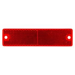 Reflector Grote Industries 40132-5 Red Lens; 4-7/16" Long x 1-3/16" Wide; Without Housing - Young Farts RV Parts