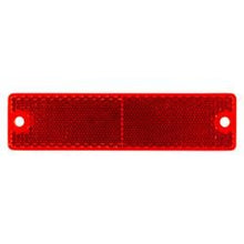 Load image into Gallery viewer, Reflector Grote Industries 40132-5 Red Lens; 4-7/16&quot; Long x 1-3/16&quot; Wide; Without Housing - Young Farts RV Parts