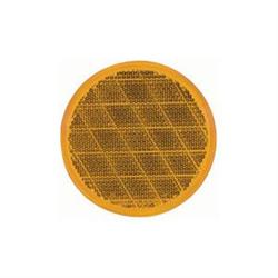 Reflector Optronics RE21AS Amber Lens; 3" Round; Mounts With Adhesive Backing - Young Farts RV Parts