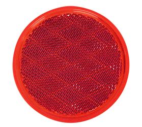 Reflector Peterson Mfg. V475R Quick Mount; Red Lens; 3-3/16" Round; Without Housing - Young Farts RV Parts