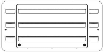 Refrigerator Vent Dometic 3109349.005 Use With Dometic RM7030 Series Refrigerator; Side Vent; 30" Length x 15-1/8" Width; Rectangular - Young Farts RV Parts