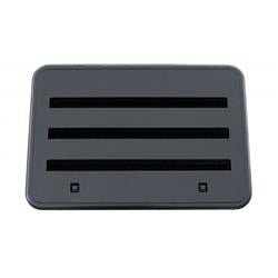 Refrigerator Vent Norcold 621156AG Use With Most Norcold Refrigerator; Air Intake Side Vent; 21-1/2" Width x 13-3/4" Height; Radius Corner; Aero Gray - Young Farts RV Parts