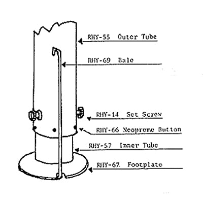 rieco-titian 155694 *SPECIAL ORDER* BALE LARGE (FOR 4-5/8' FOOTPLATE) - Young Farts RV Parts