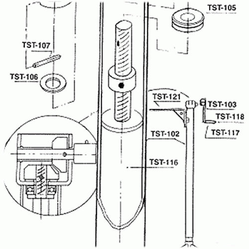 rieco-titian 993070 *SPECIAL ORDER* PIN GEAR DRIVE - Young Farts RV Parts