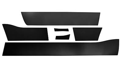 Rocker Panel Molding Putco 9751322BP Black Platinum, 6 Piece, Black - Young Farts RV Parts