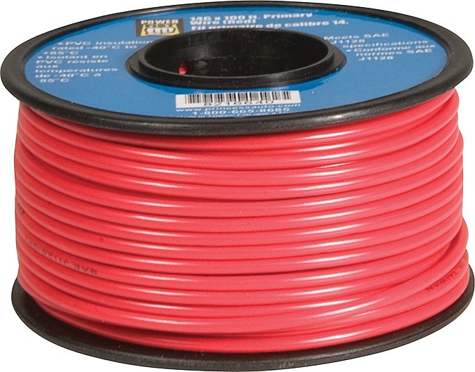 Rodac F14R - AUTOMOTIVE CABLE 14G RED - Young Farts RV Parts