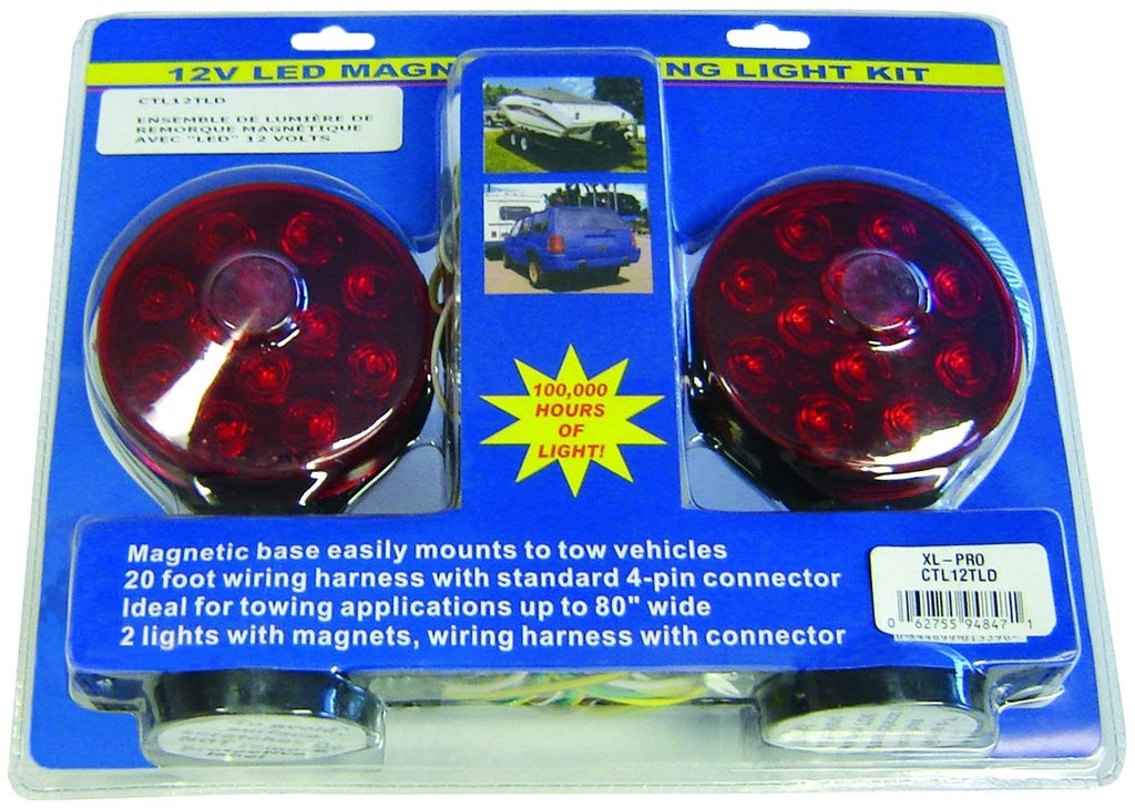 Rodac RDCTL12TLD - Magnetic Towing Light Kit - Young Farts RV Parts