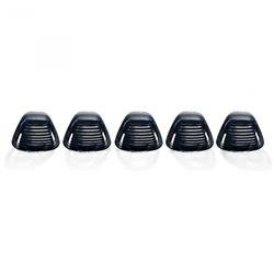 Roof Marker Light Recon Accessories 264142BK Direct Fit Tear-Drop; Smoke Lens; Xenon Bulb; Amber - Young Farts RV Parts