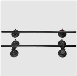 Roof Rack Cross Bar SeaSucker SX6150 For All Roof Rack System; 48" Long; Anodized; Black; Aluminum - Young Farts RV Parts