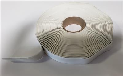 Roof Repair Tape; 1/8" Thick x 3/4" x 30 Foot Roll Heng's Industries 5131 Use To Seal And Bond Around Windows/ Doors/ Vents; For Use On Rubber Roofs/Metal/ Wood/ Concrete/ Glass/ Plastic; Non-Trimable Butyl Tape - Young Farts RV Parts