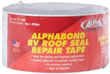 Load image into Gallery viewer, Roof Repair Tape 2&quot; x 50 Foot Roll; White Lippert Components 2020002416 Alphabond/ Alpha Systems QTPOW250 - Young Farts RV Parts