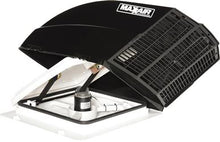 Load image into Gallery viewer, Roof Vent Cover MaxxAir Ventilation Solutions 00-955002 Fan/ Mate ™, Exterior Mount, Dome Type Ventilation Cover, Vented On One Side, Black, Polyethylene - Young Farts RV Parts