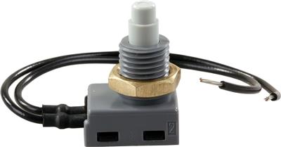 Roof Vent Switch JR Products 13985 Universal, Use With Roof Vents And Range Hoods, Push Button, 12 Volt - Young Farts RV Parts