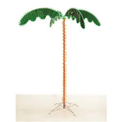 Rope Light - LED Faulkner 20522 Yard Light, 7 Foot Height x 6 Foot 1-1/2" Width, Amber And Green, Palm Tree, LED Light, 120 Volt AC/ 0.416 Amp/ 49.92 Watt - Young Farts RV Parts