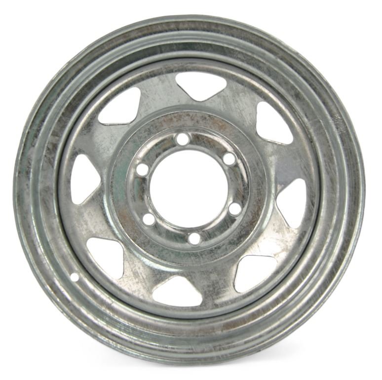 RT RT3732 - Galvanized Eight Spoke Rim 12"x4" 0 ET 2.95 - Young Farts RV Parts