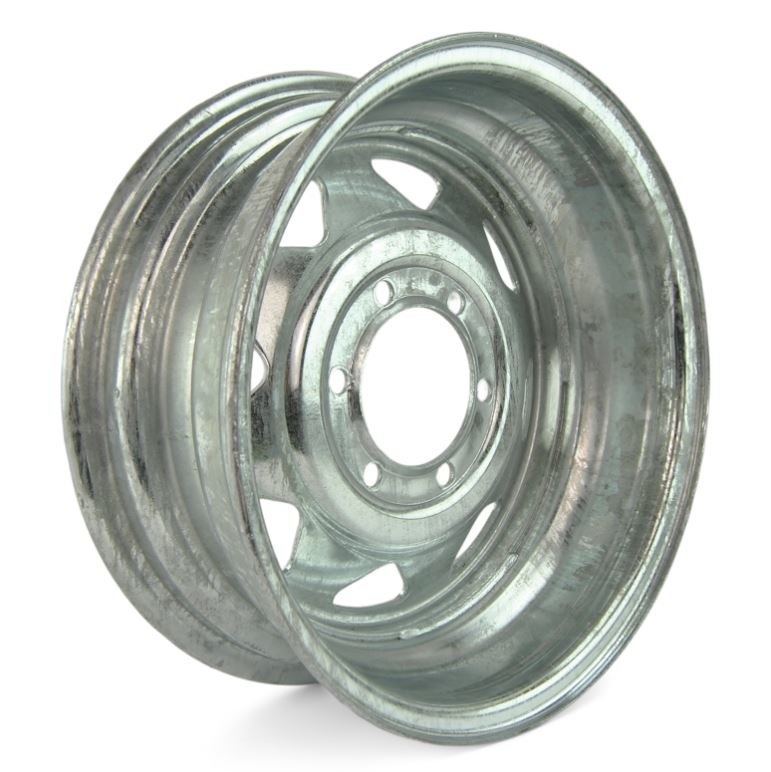 RT RT3732 - Galvanized Eight Spoke Rim 12"x4" 0 ET 2.95 - Young Farts RV Parts