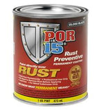 Rust Treatment Por 15 45008 Used To Destroy Old Rust And Prevent New Rust Forming For Automotive/ Industrial/ Marine/ Garage Floors/ Roofs/ HVAC Pipes/ Beams/ Home Appliances; 16 Ounce Can; Brush-Top; Single