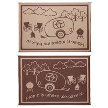 Load image into Gallery viewer, Rv Home Mat 8&#39;X11&#39;Brown/Beige - Young Farts RV Parts