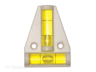 RV Level RV Designer E411 Bubble, 2 Way Level, Side To Side And Front To Rear, 2-1/2" x 1-3/4" - Young Farts RV Parts