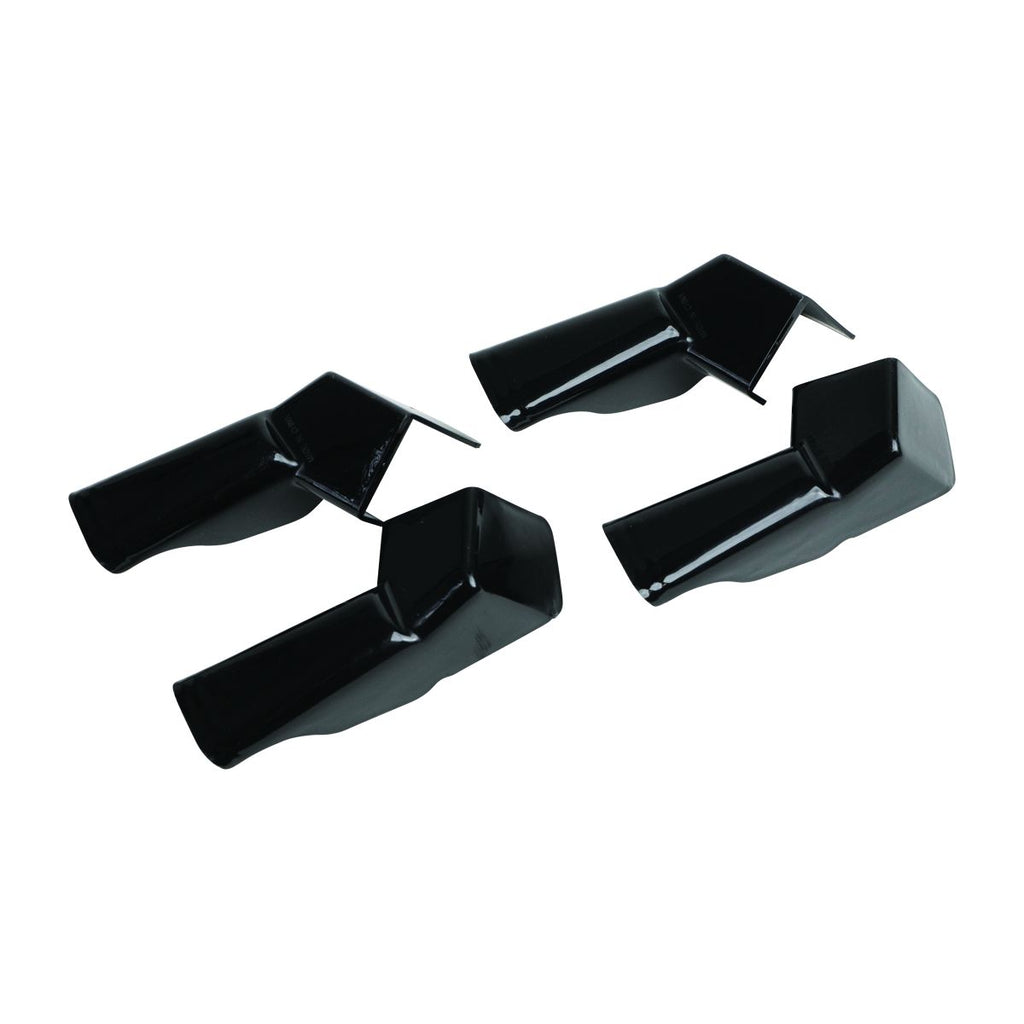 RV PRO GUTTER SPOUT BLACK PACK OF 4 - Young Farts RV Parts