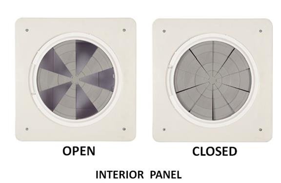 RV Products 00-03700 - Maxxair Mini RV Roof Vent - White - Young Farts RV Parts