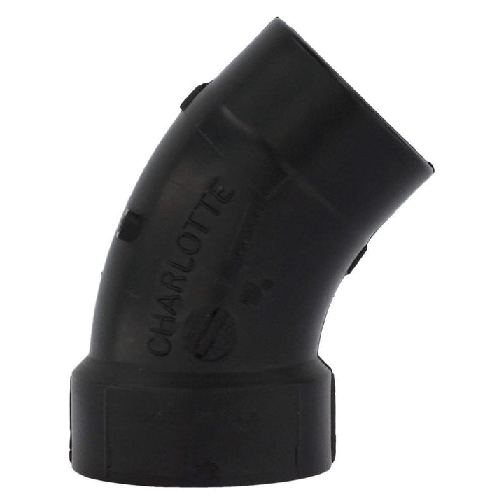 Sewer Waste Valve Fitting Valterra D50-2890 Drain-Waste-Ventilation, 45 Degree Street 1-1/2" Hub, Drain/ Waste/ Ventilation (DWV) - Young Farts RV Parts