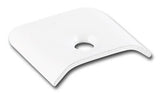 Side Molding End Cap AP Products 021-39201 Polar White; Aluminum; 1-3/8