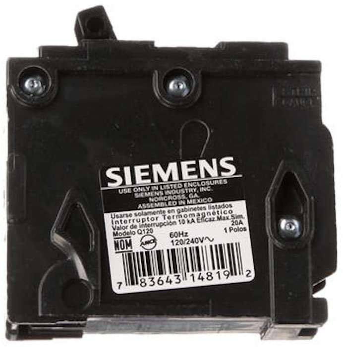 Siemens Q120 20-Amp 1 Pole 120-Volt Circuit Breaker by Siemens - Young Farts RV Parts