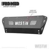 Skid Plate Westin Automotive 58-72015 Pro-Mod, Front Bumper Mount, Textured Powder Coat, Black, 10 Gauge Steel
