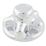 SMALL,CHROME ABS HUB COVERS 5-4.5