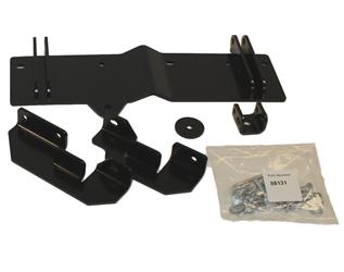 Snow Plow Mount Warn 87355 Center Kit, Black - Young Farts RV Parts