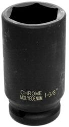 Socket Performance Tool M742-44 3/4" Drive, 1-3/8", Standard, Deep Impact Socket, 6 Point, Black Oxide, Chrome Molybdenum Steel - Young Farts RV Parts