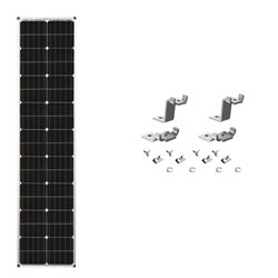 Solar Kit Zamp Solar KIT1010 90 Watt Expansion Kit With Airstream Mounting Feet, Fused Output Lead - Young Farts RV Parts