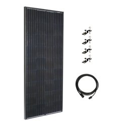 Solar Kit Zamp Solar KIT1026 Expansion Solar Kit, 190 Watt, Monocrystalline, Black Frame And Cells, 58.3